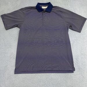 Donald Ross Men's Golf Performance Polo Size L Large Performance Shirt Bear Lake